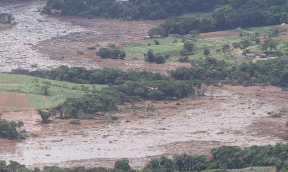 Barragem se rompeu na última sexta-feira em Brumadinho